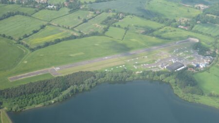 Elstree Airfield from the air